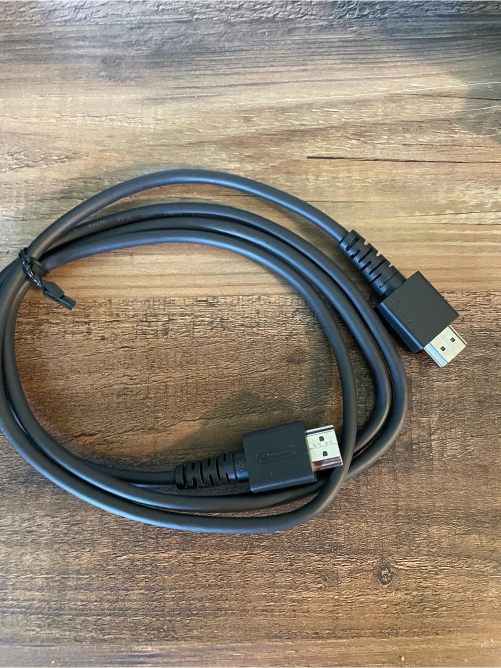Nintendo White Switch OLED Dock with Black Power Cable